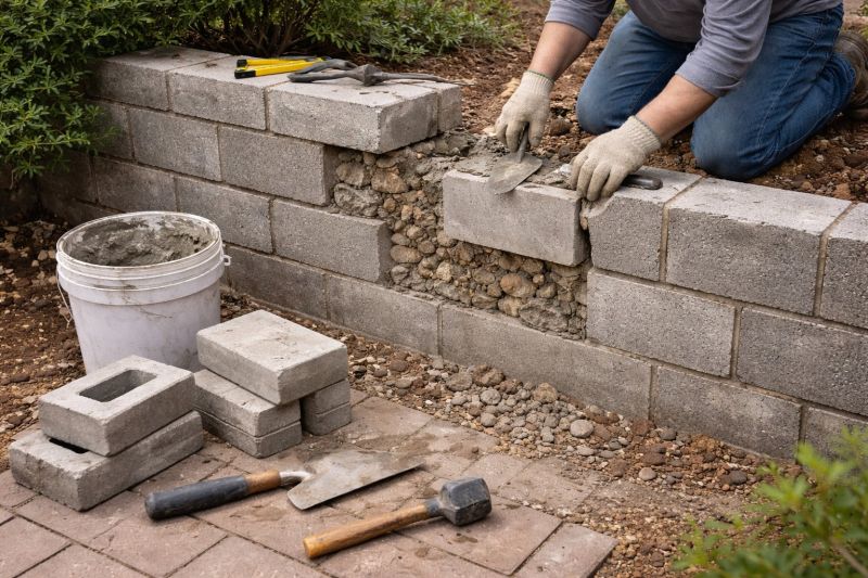Block Wall Repair in Cleveland, TX