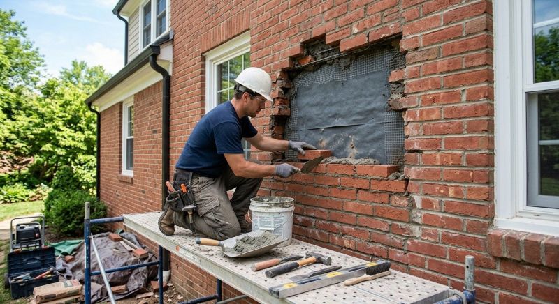 Brick Flatwork Repair in Conroe, TX