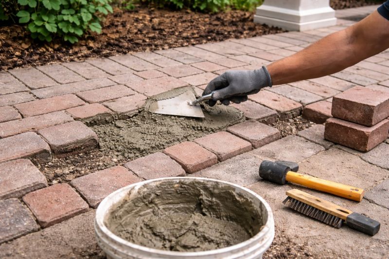 Brick Flatwork Repair in New Caney, TX