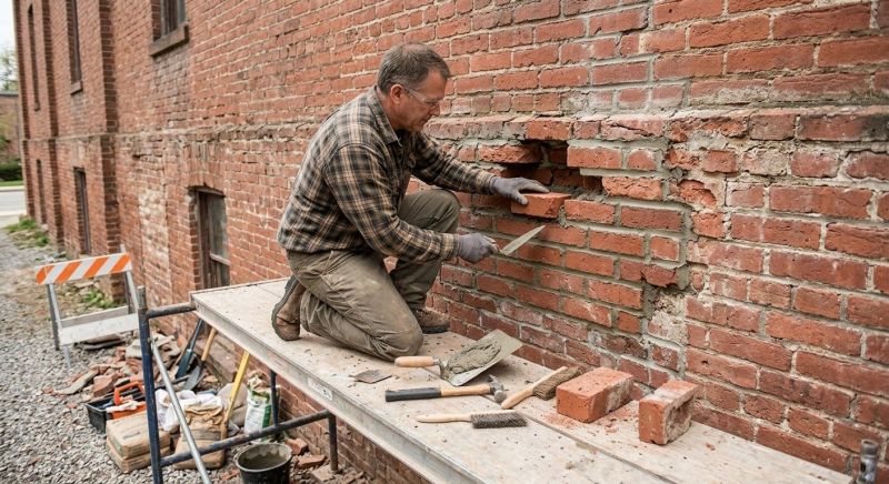Brick Repair in New Caney, TX
