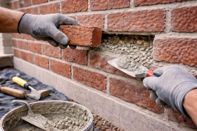 Brick Stairs Repair in Cleveland, TX