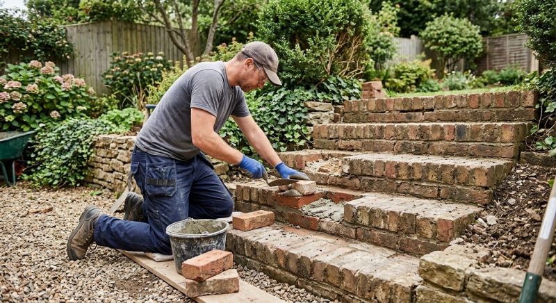 Brick Stairs Repair in Liberty County, TX