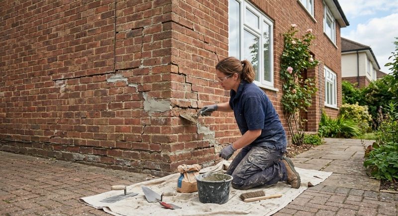 Brick Wall Repair in Kingwood, TX