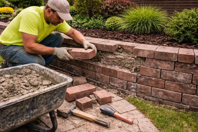 Brick Wall Repair in Magnolia, TX