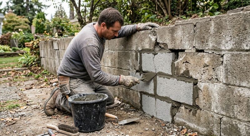 Concrete Block Repair in Magnolia, TX