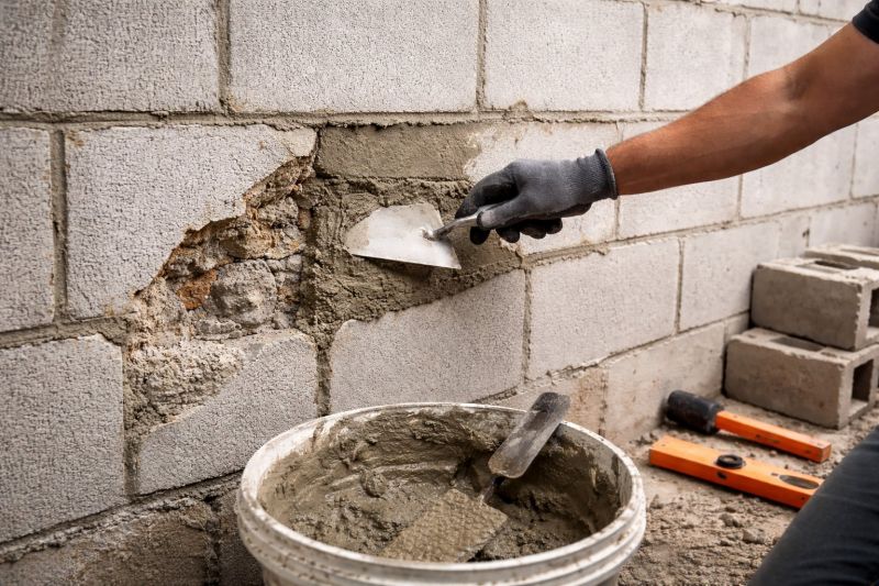 Concrete Block Repair in Tomball, TX