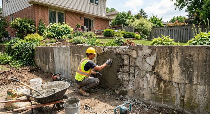 Retaining Wall Repair in Cleveland, TX