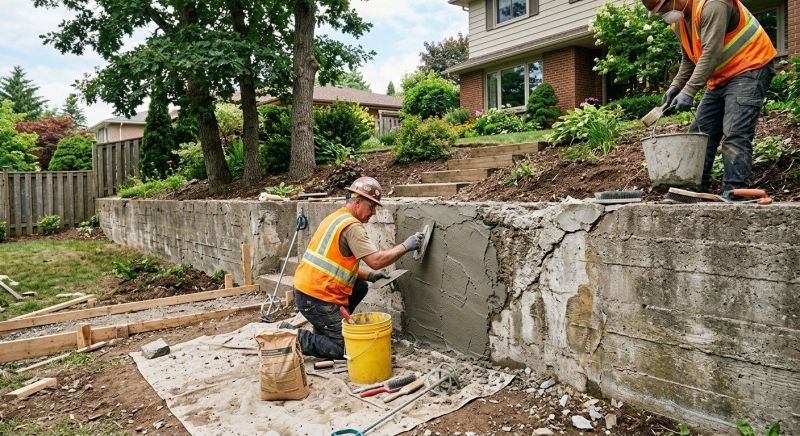Retaining Wall Repair in New Waverly, TX