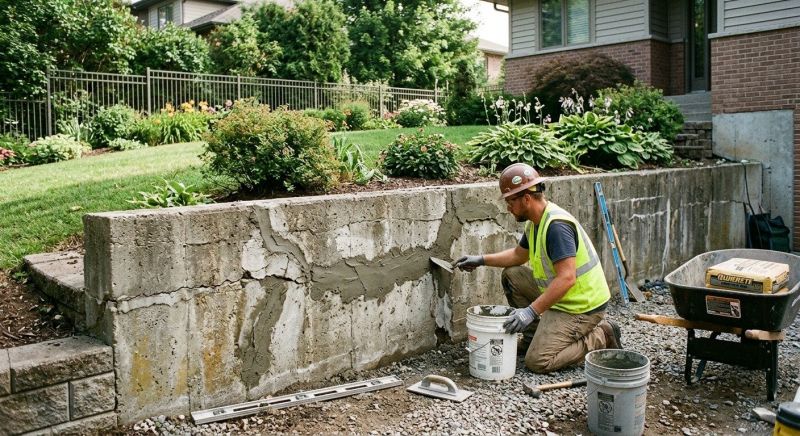 Retaining Wall Repair in Porter, TX