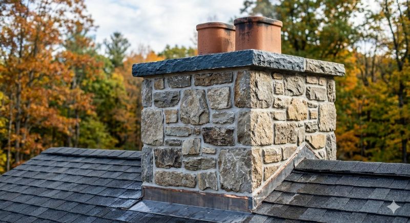Stone Chimney Installation in Cleveland, TX