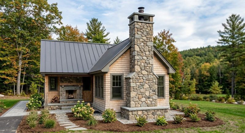 Stone Chimney Installation in Montgomery County, TX