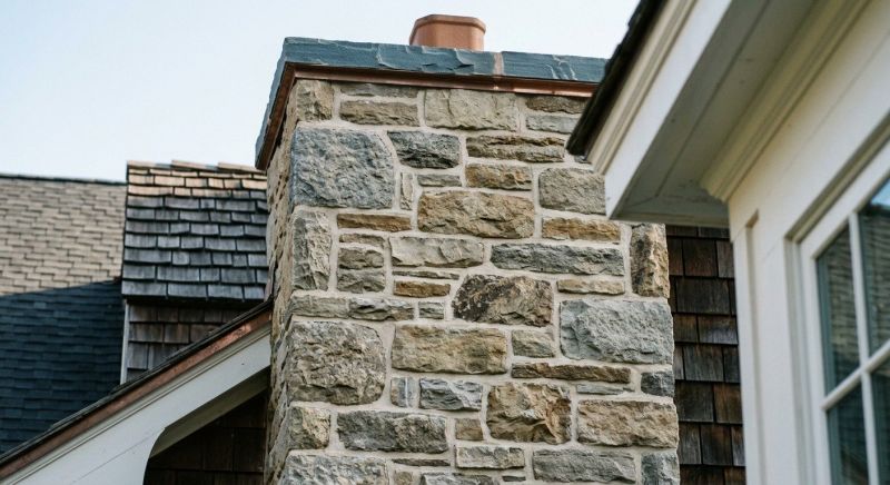 Stone Chimney Installation in Montgomery County, TX