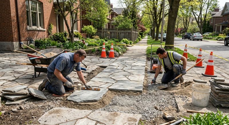 Stone Driveway Repair in Conroe, TX