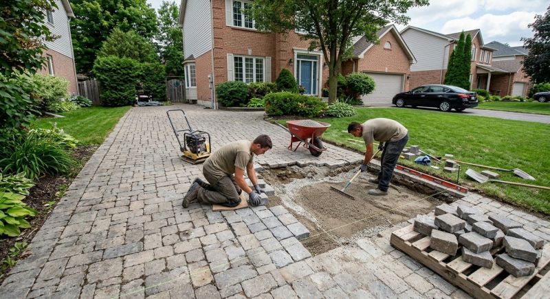 Stone Driveway Repair in Conroe, TX