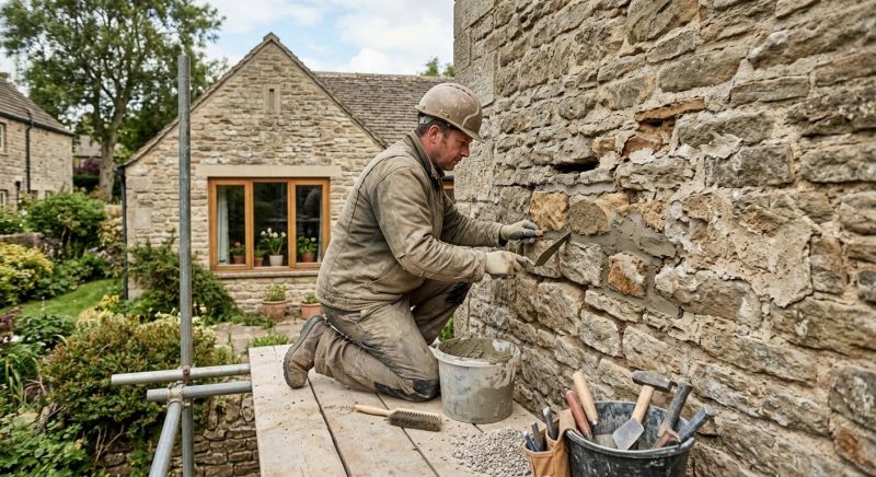 Stone Masonry Repair in Spring, TX