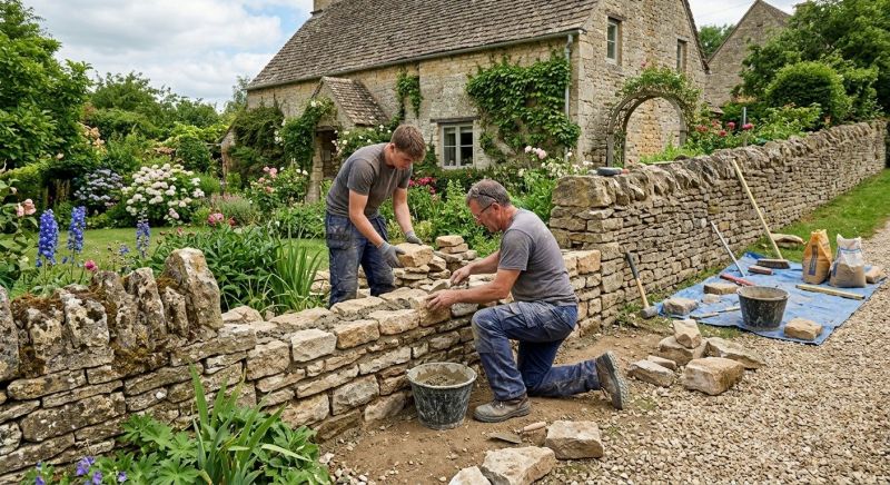 Stone Wall Repair in Liberty County, TX